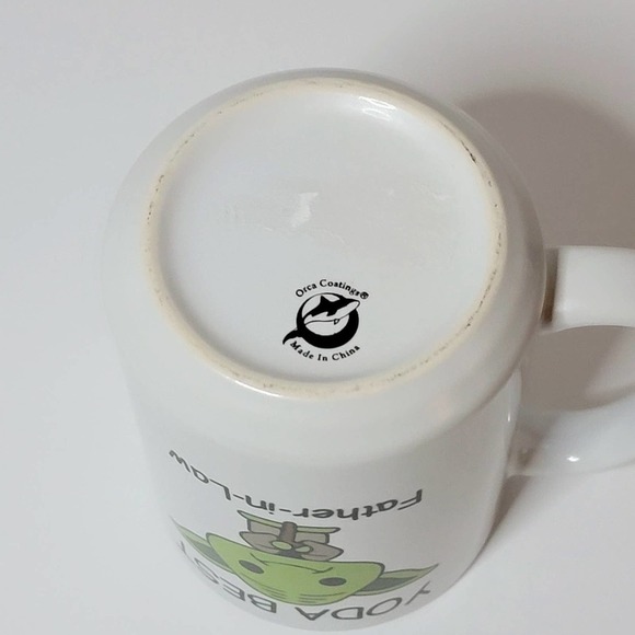 "Yoda Best Father in Law" Coffee Mug Tea Mug Fathers Day Gift - Picture 4 of 7